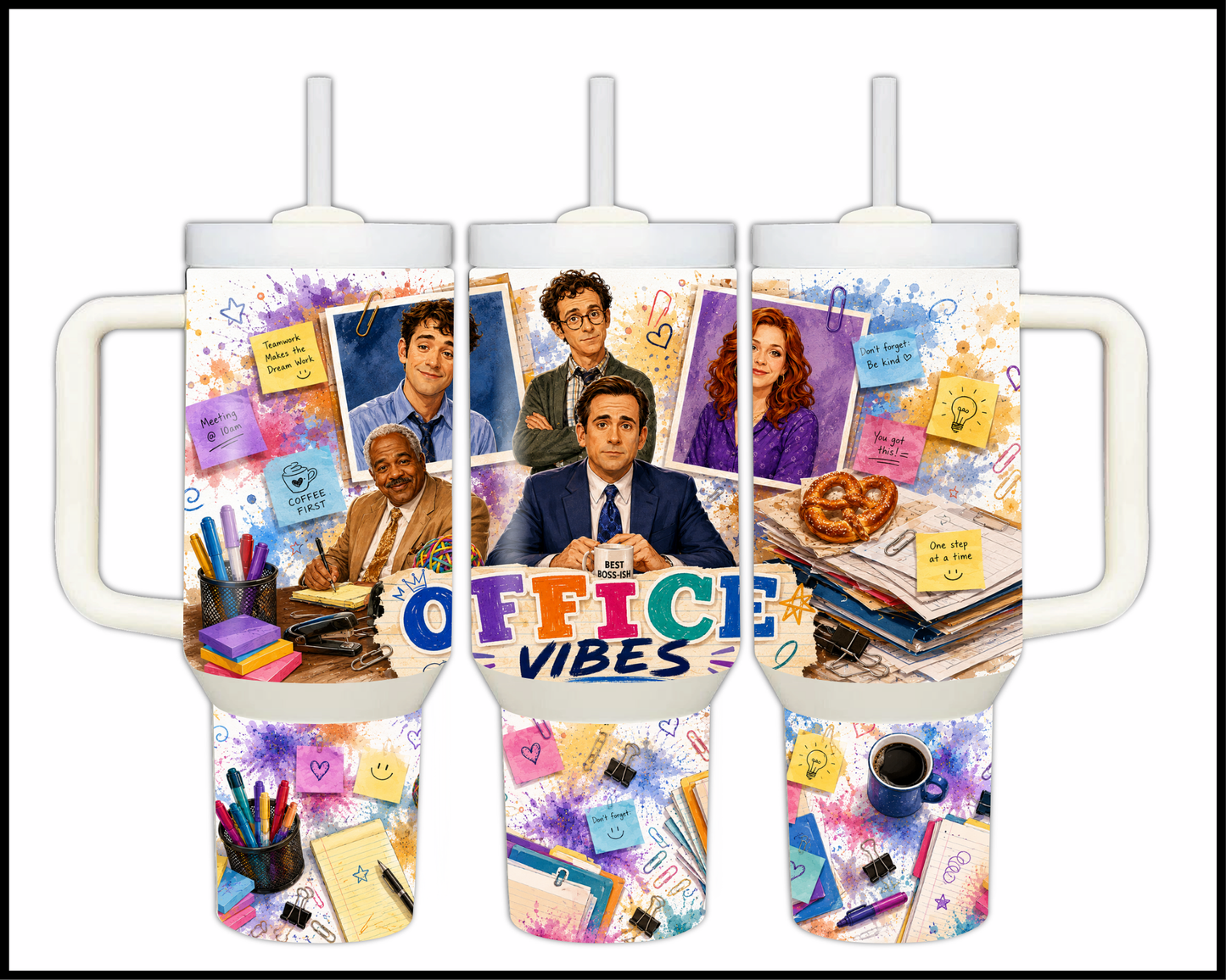 The Office Inspired Big Guzzler Stainless Steel Tumbler (1323)