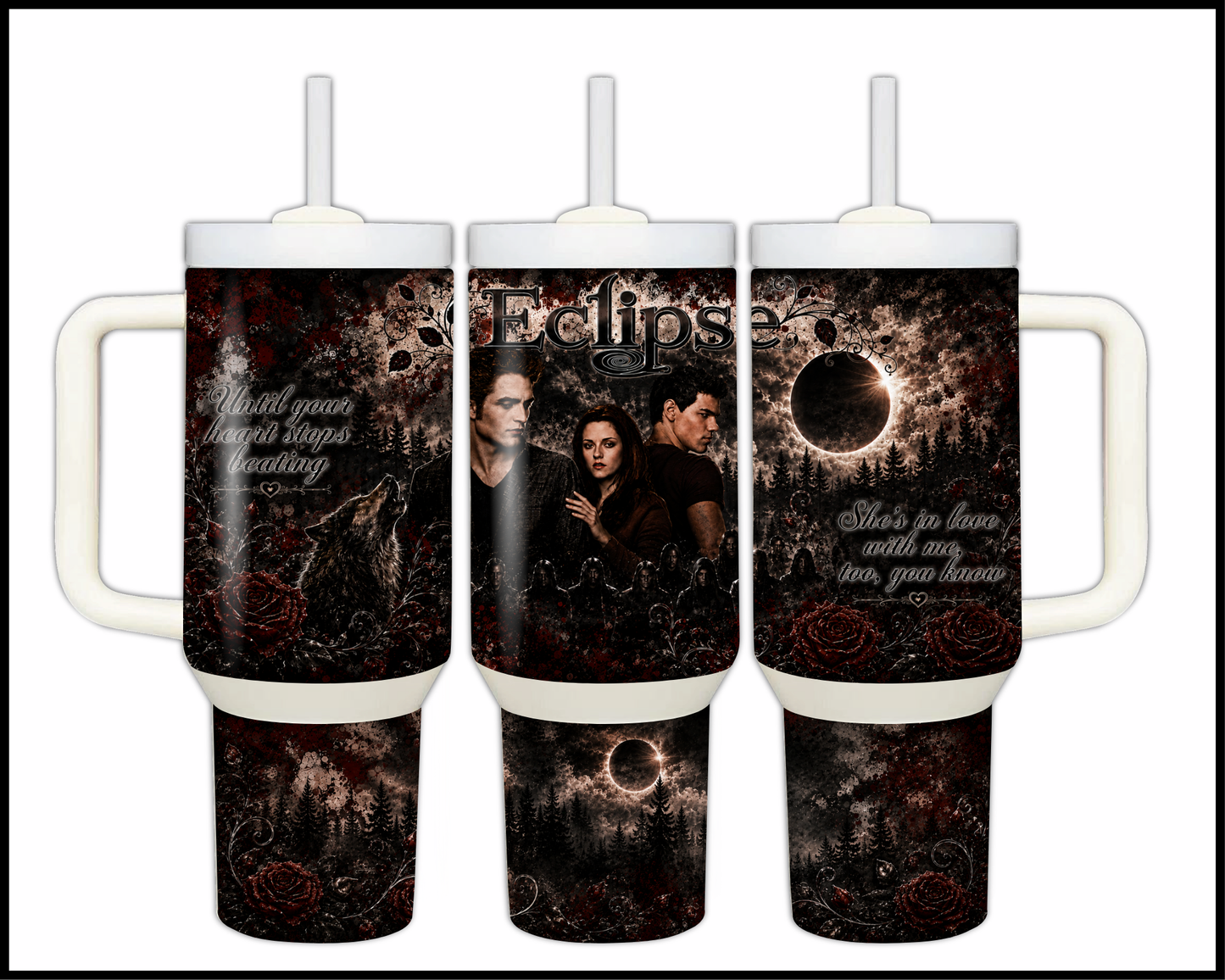 Eclipse Inspired Big Guzzler Stainless Steel Tumbler (1328)