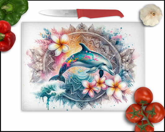 Dolphin Sublimated Cutting Board (132)