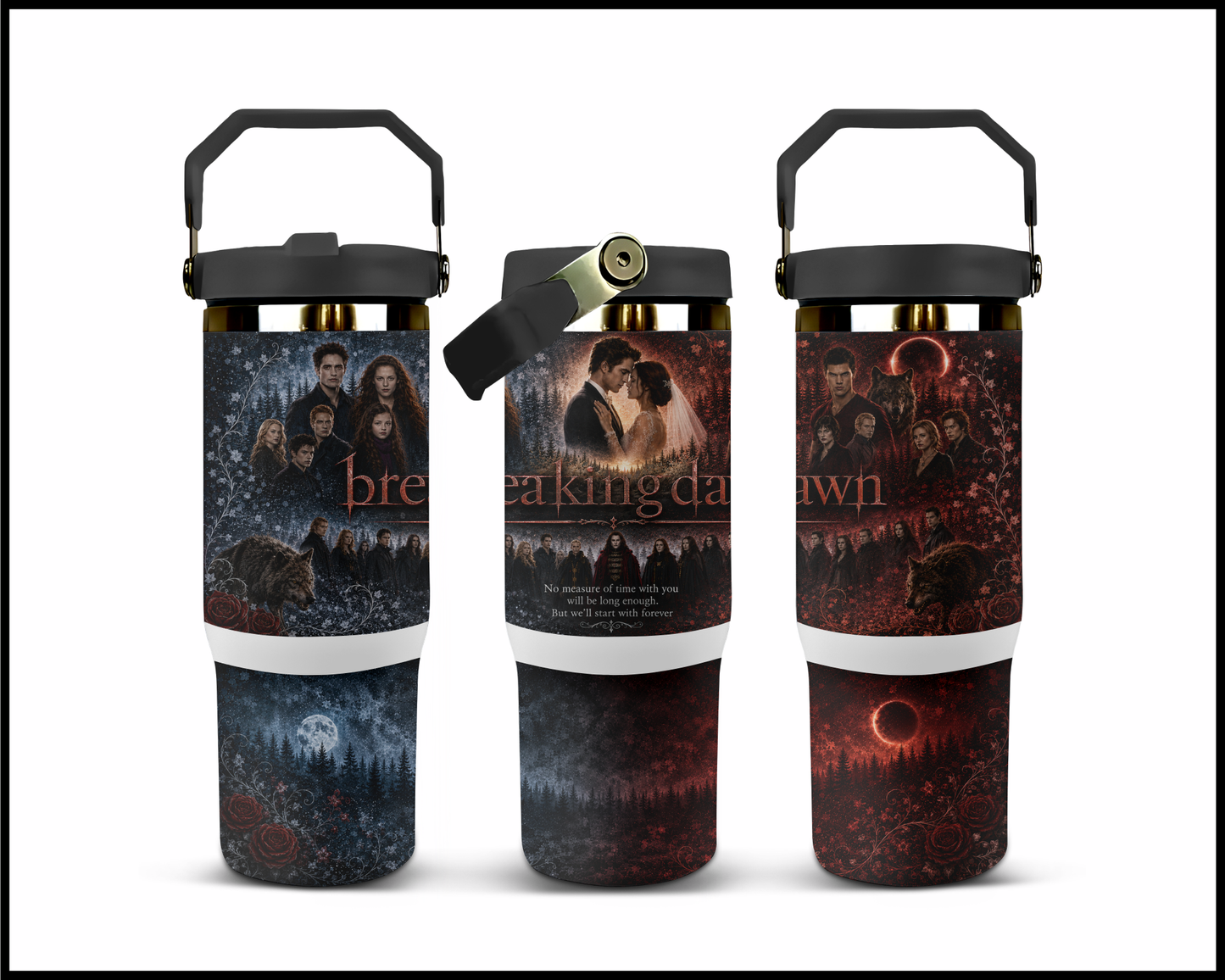 Breaking Dawn Inspired Big Guzzler Stainless Steel Tumbler (1329)
