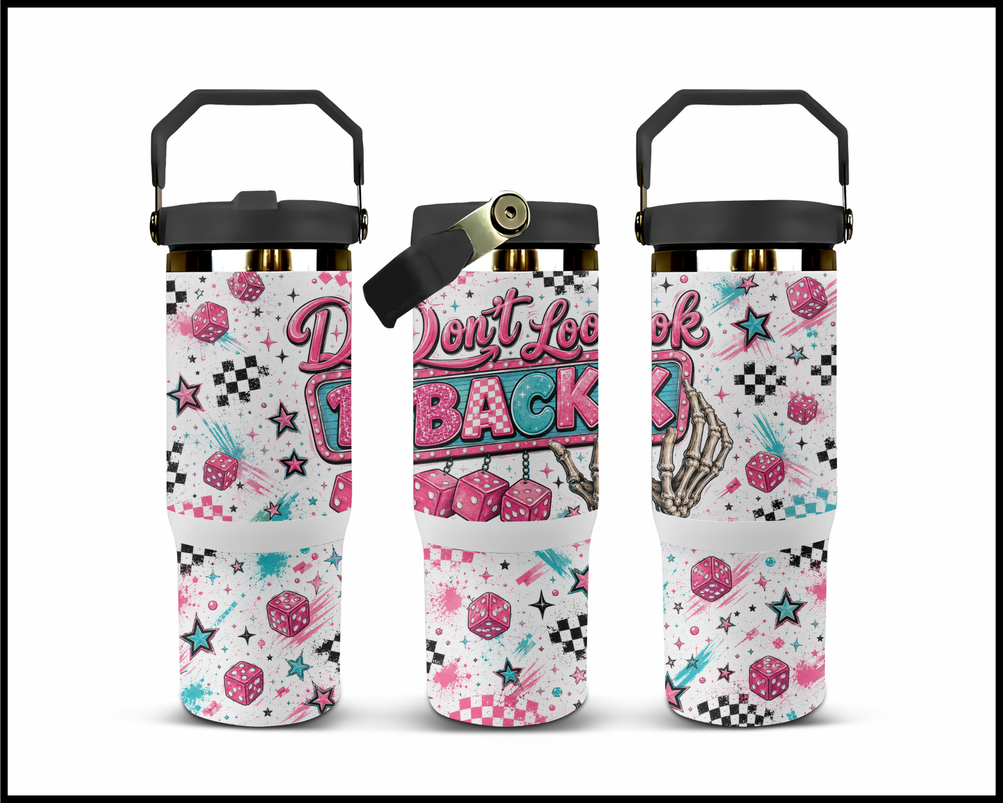 Dont Look Back Big Guzzler Stainless Steel Tumbler (1333)