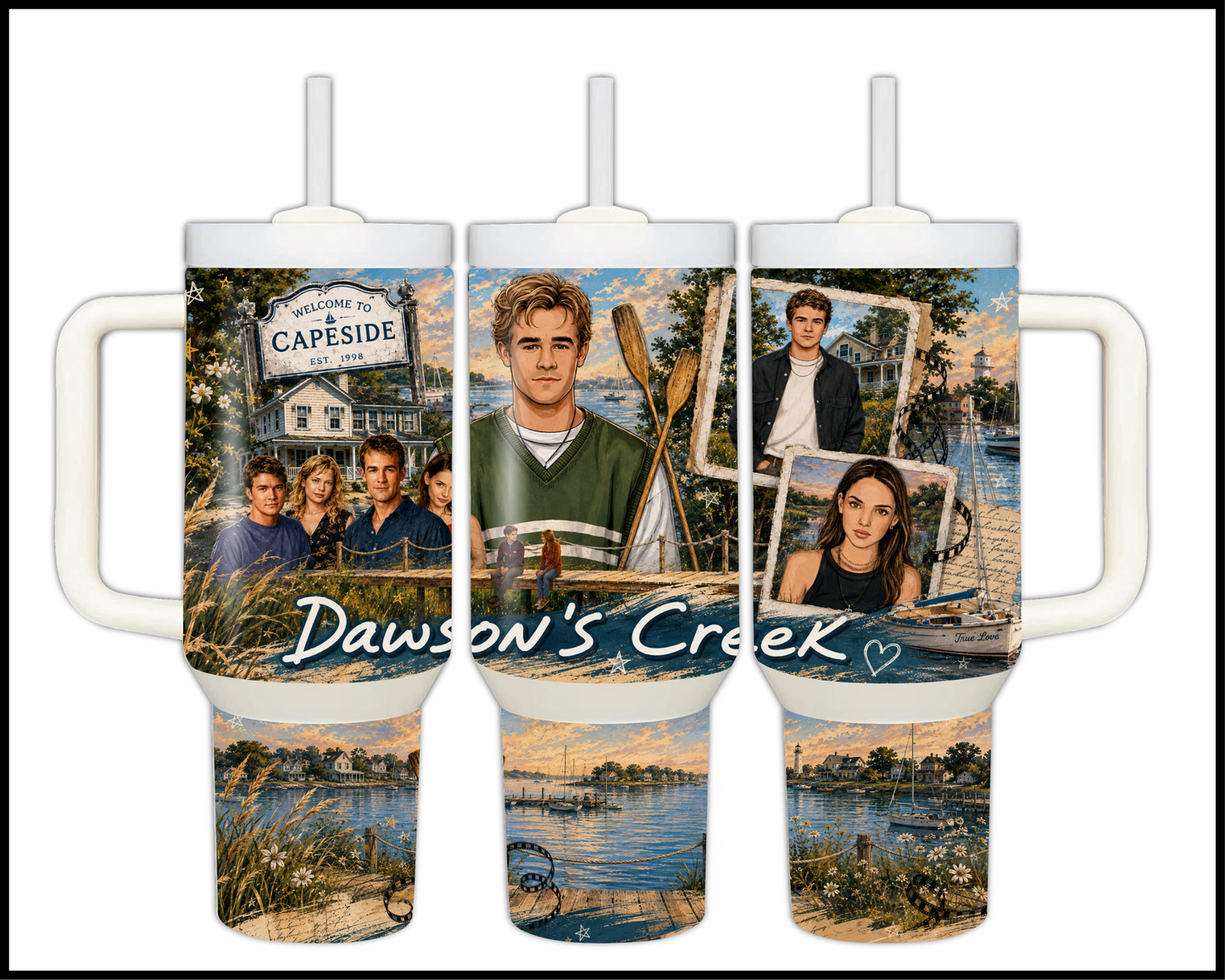 Dawson's Creek Inspired Big Guzzler Stainless Steel Tumbler (1338)