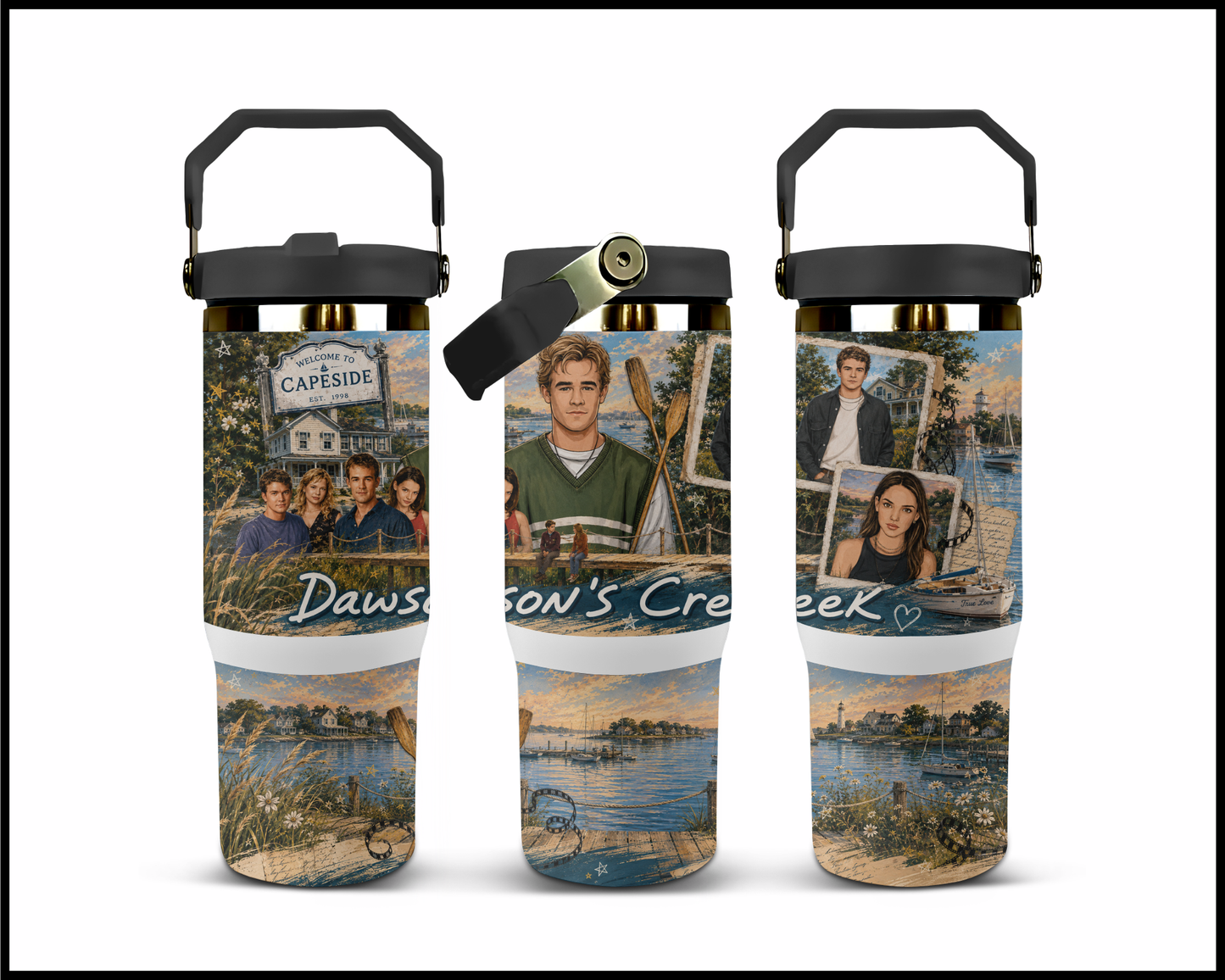 Dawson's Creek Inspired Big Guzzler Stainless Steel Tumbler (1338)