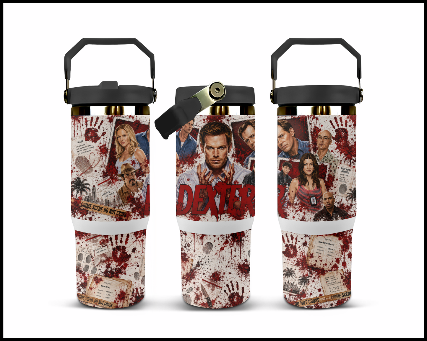 Dexter Inspired Big Guzzler Stainless Steel Tumbler (1340)