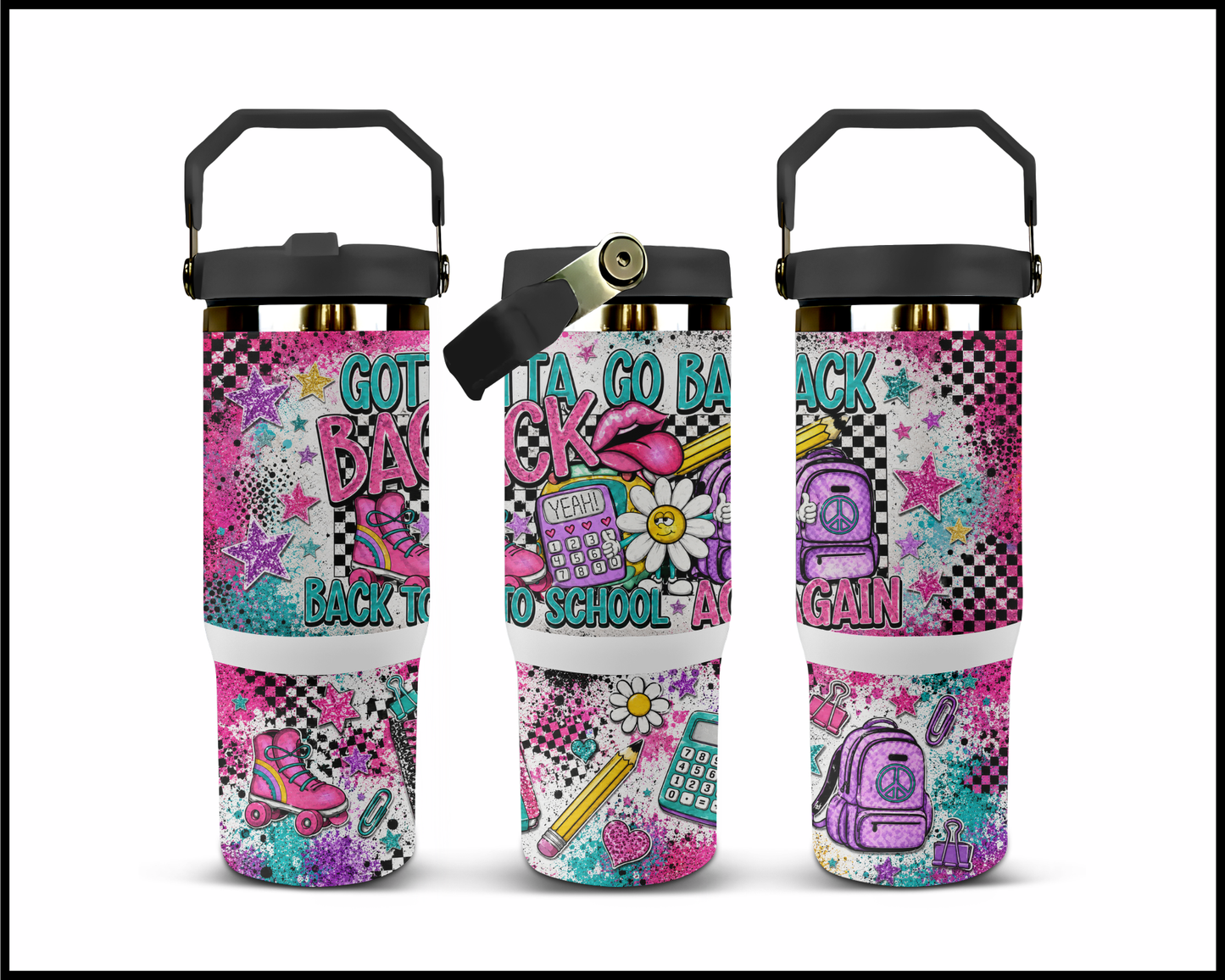 Back To School Big Guzzler Stainless Steel Tumbler (1347)