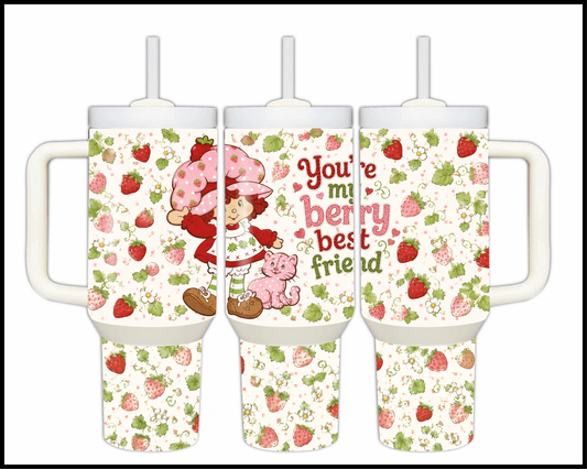 Strawberry Shortcake Big Guzzler Stainless Steel Tumbler (1348)