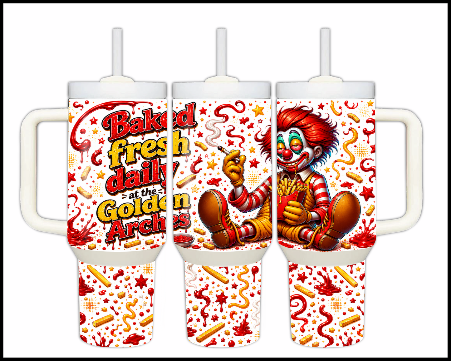 Baked Fresh Daily Big Guzzler Stainless Steel Tumbler (1350)