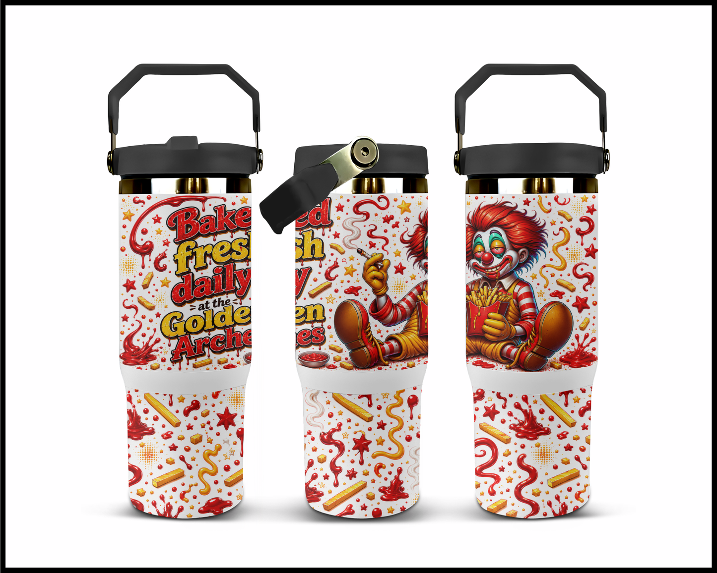 Baked Fresh Daily Big Guzzler Stainless Steel Tumbler (1350)