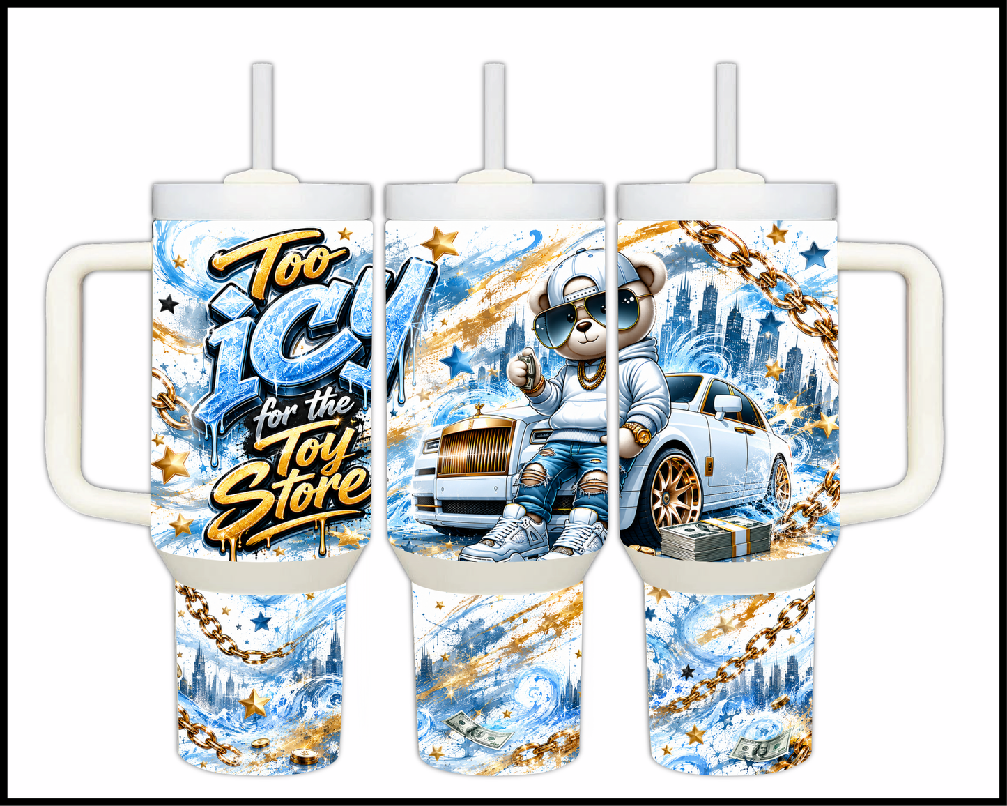 Too Ice For The Toy Story Big Guzzler Stainless Steel Tumbler (1367)