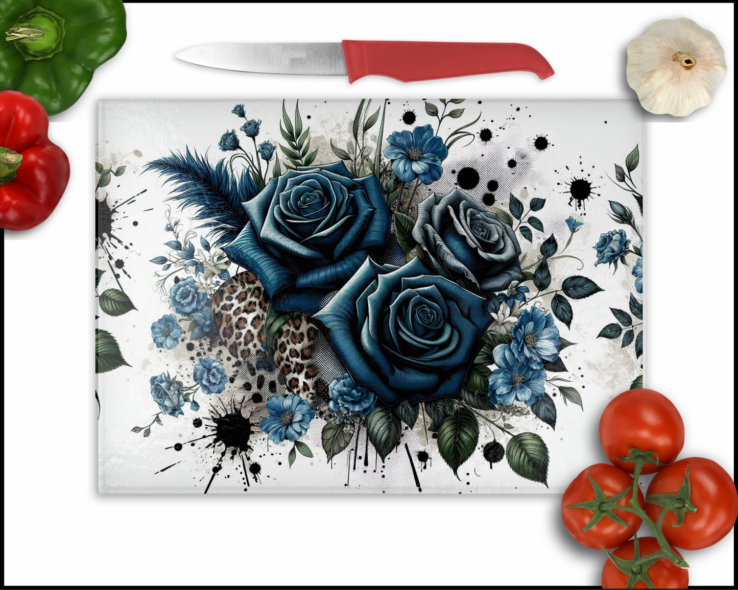 Floral Sublimated Cutting Board (136)