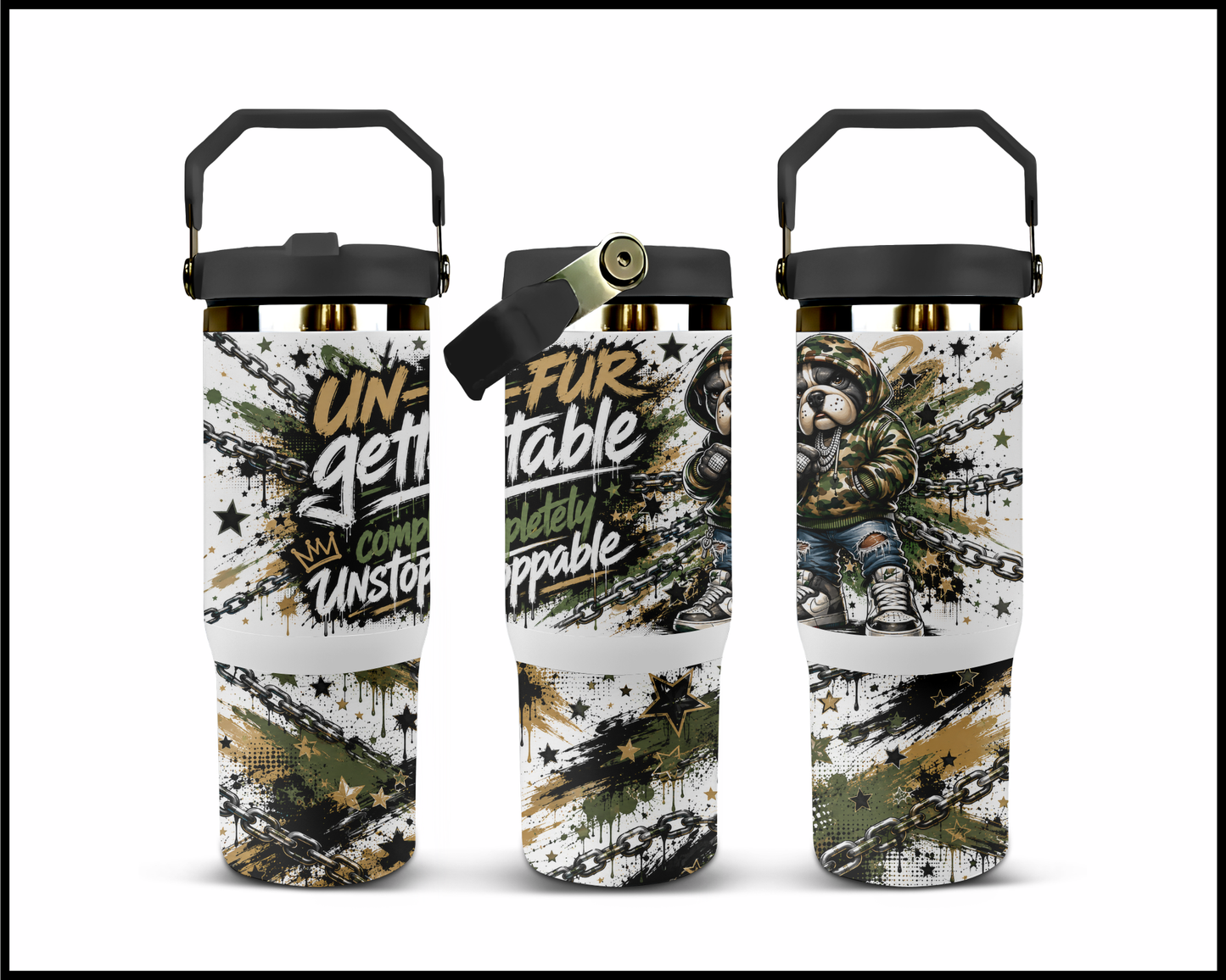 Un-furgettable Completely Unstoppable Big Guzzler Stainless Steel Tumbler (1373)