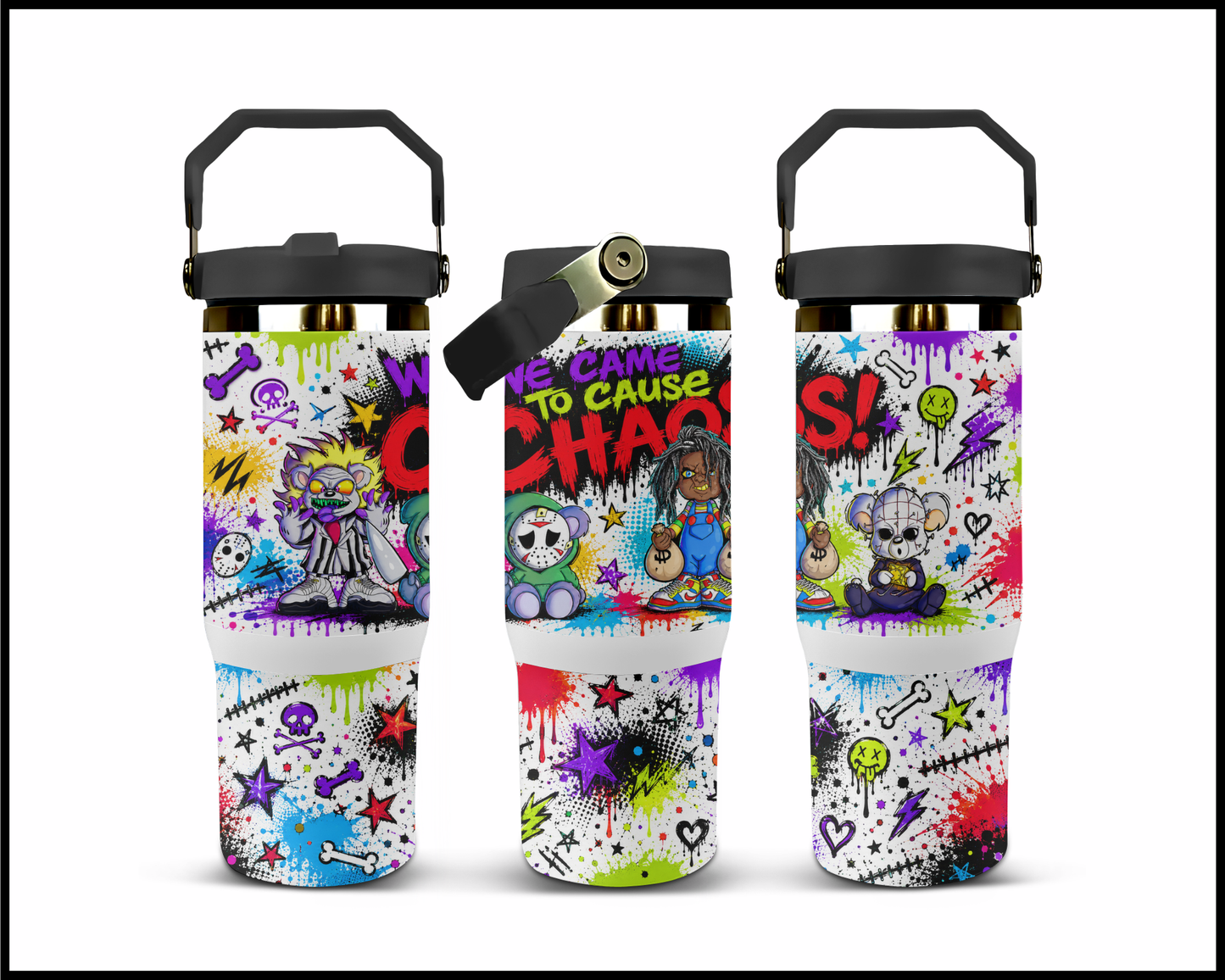 We Came To Cause Chaos Big Guzzler Stainless Steel Tumbler (1378)