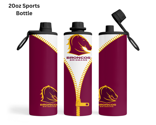 Brisbane Broncos NRL Zip Tumbler