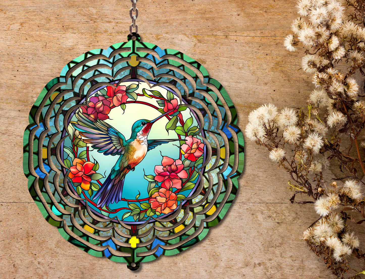 Humming Bird Wind Spinner (065)
