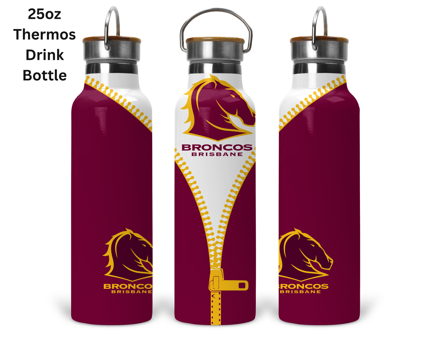 Brisbane Broncos NRL Zip Tumbler