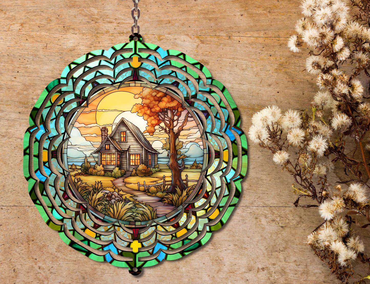 Country Theme Wind Spinner (317)