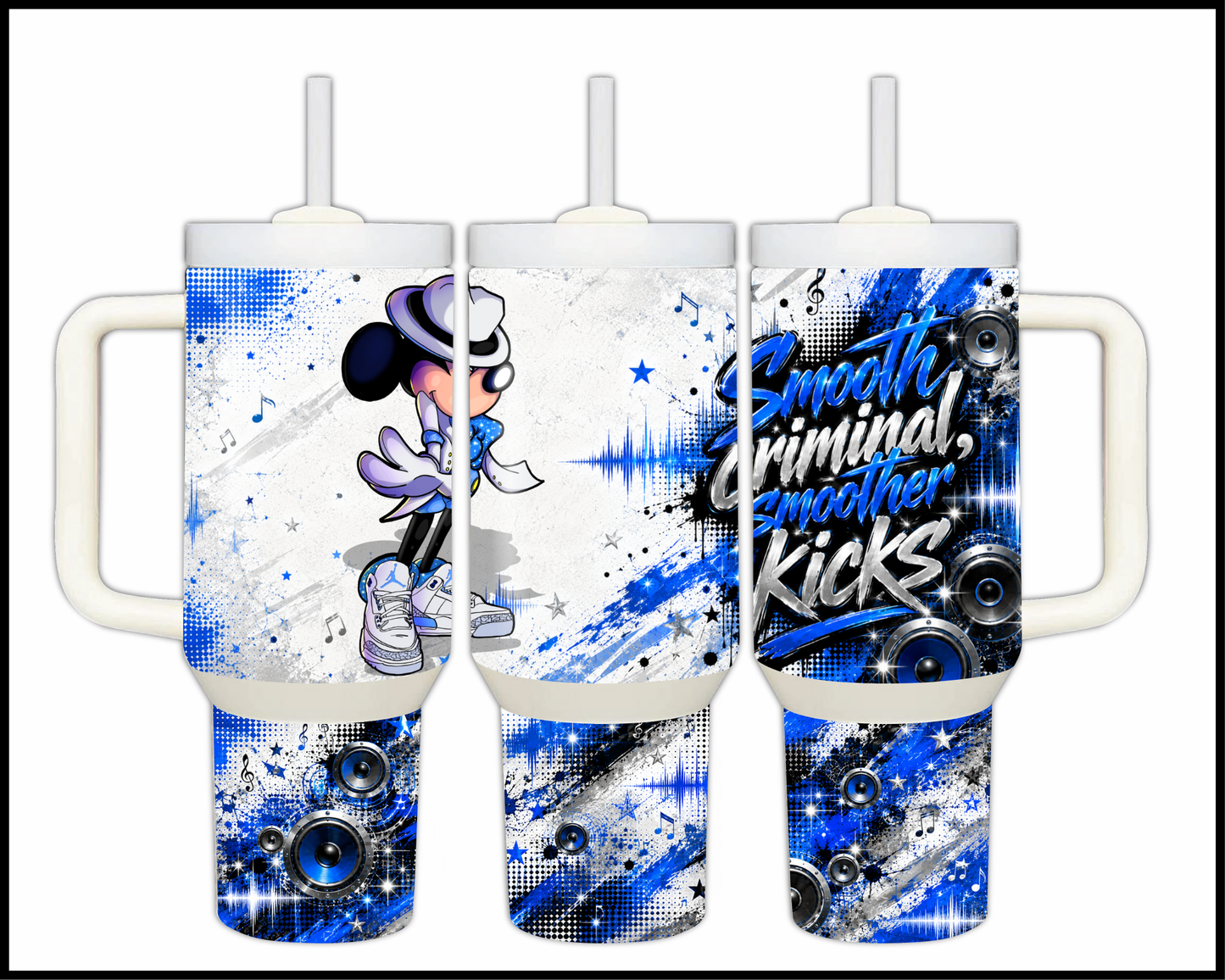 Smooth Criminal Smoother Kicks Stainless Steel Tumbler (1436)