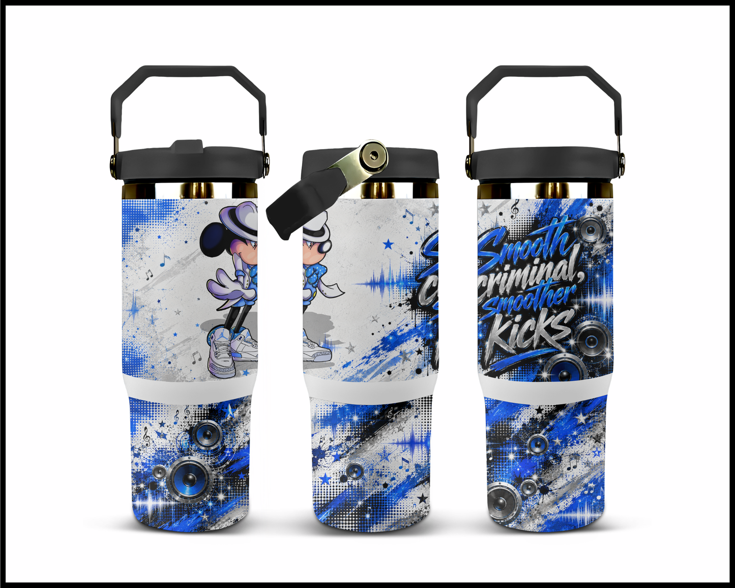 Smooth Criminal Smoother Kicks Stainless Steel Tumbler (1436)