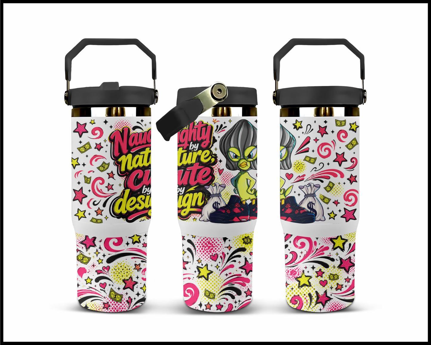 Naughty by Nature Cute By Design Stainless Steel Tumbler (1439