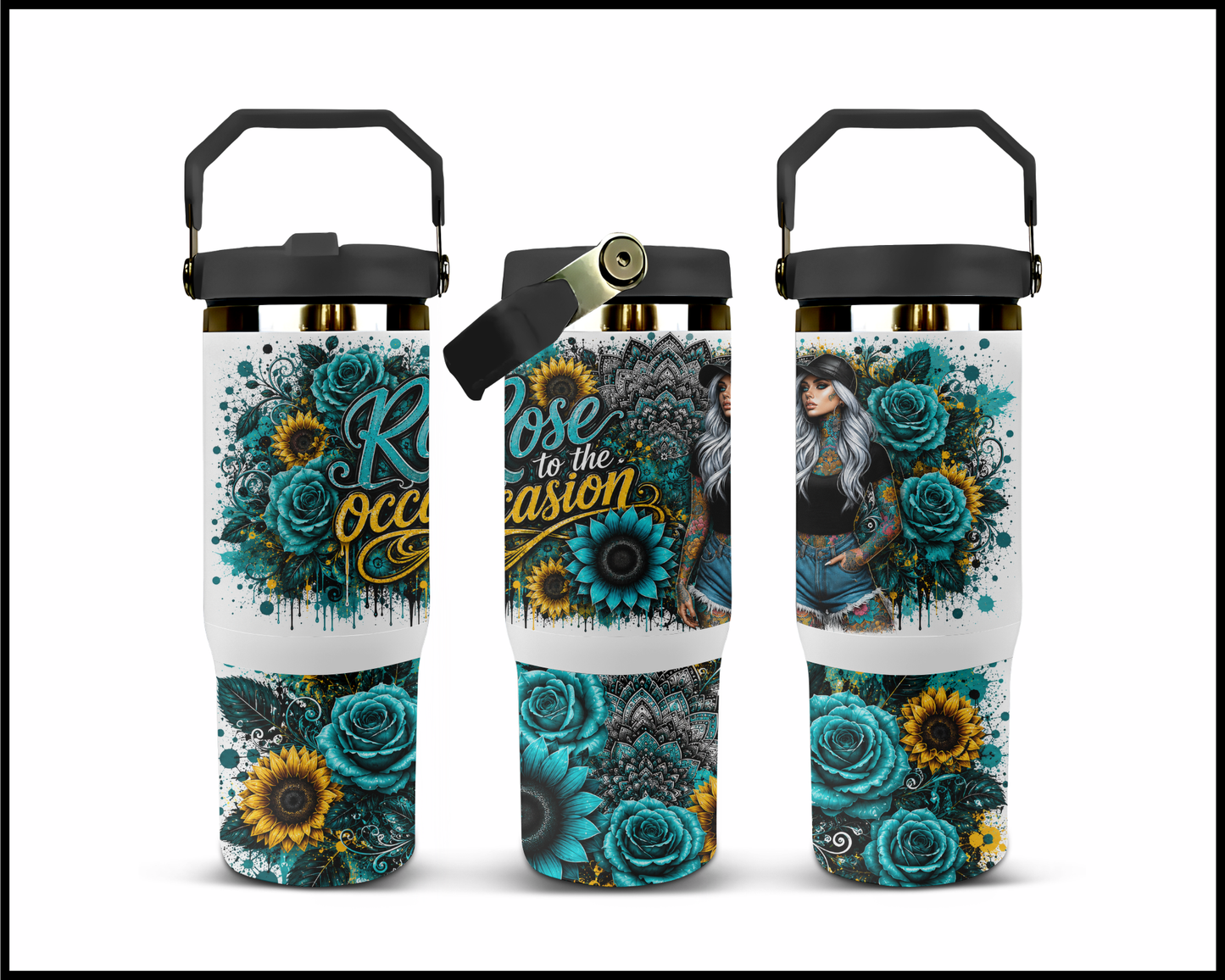 Rose To The Occasion Stainless Steel Tumbler (1450)