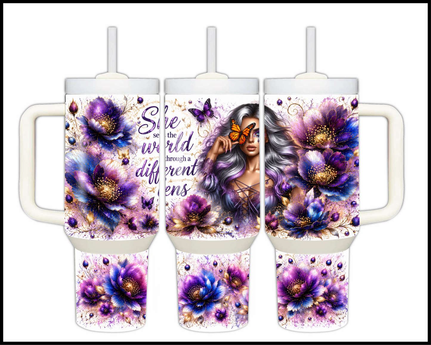 Through A Different Lens Stainless Steel Tumbler (1456)
