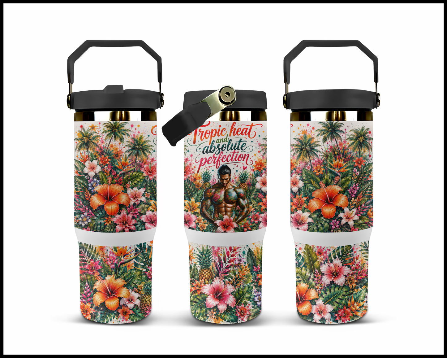 Tropic Heat & Absolute Perfection Stainless Steel Tumbler (1462)