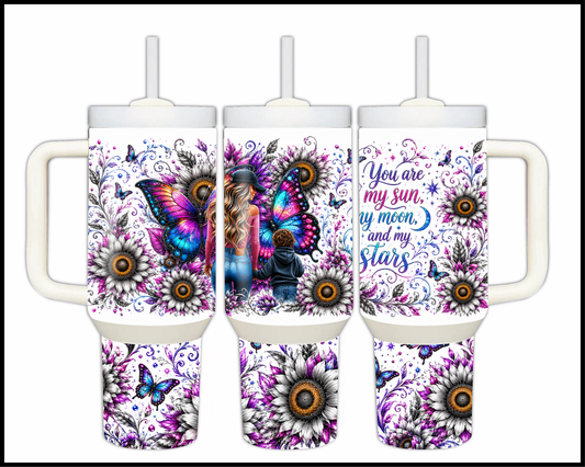 You Are My Sun, My Moon & My Stars Stainless Steel Tumbler (1465)