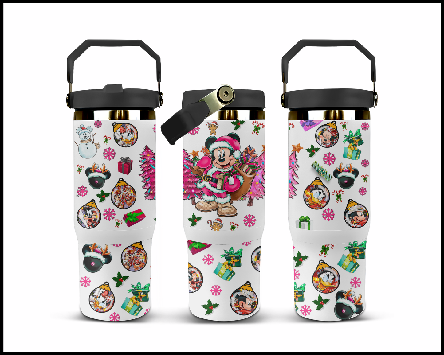 Fantasy Themed Christmas Stainless Steel Tumbler (1473)