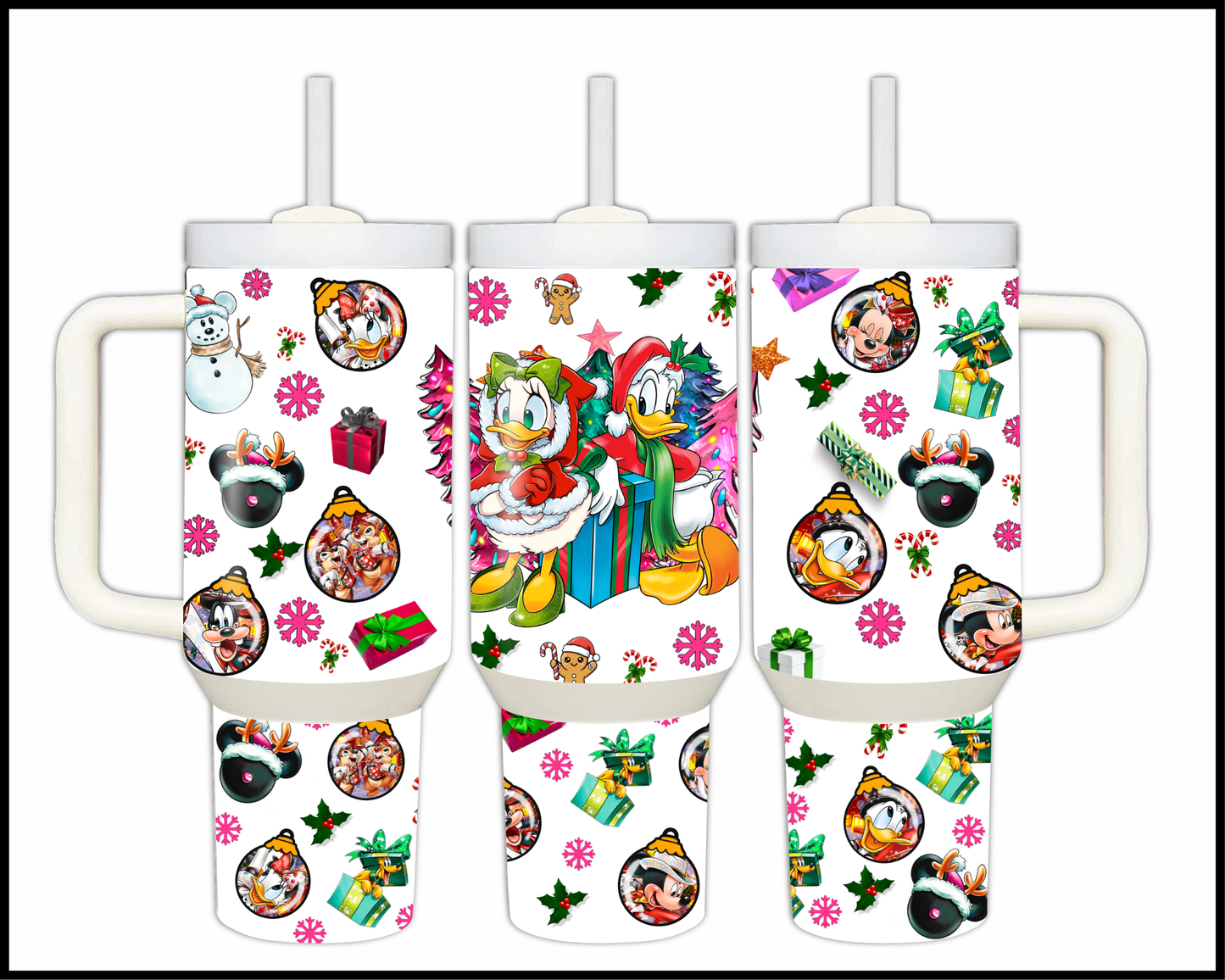 Fantasy Themed Christmas Stainless Steel Tumbler (1477)