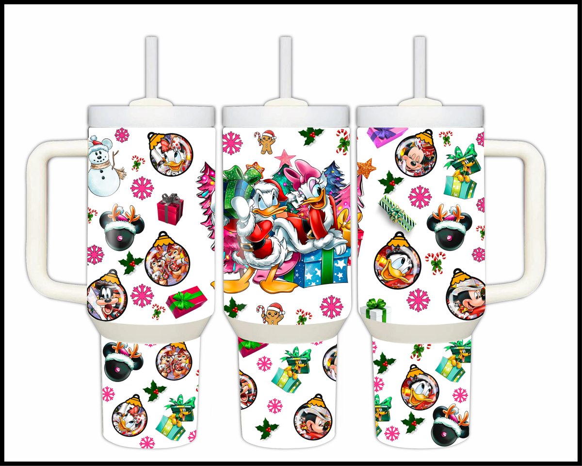 Fantasy Themed Christmas Stainless Steel Tumbler (1478)
