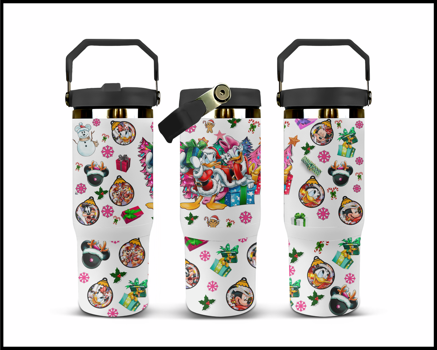 Fantasy Themed Christmas Stainless Steel Tumbler (1478)