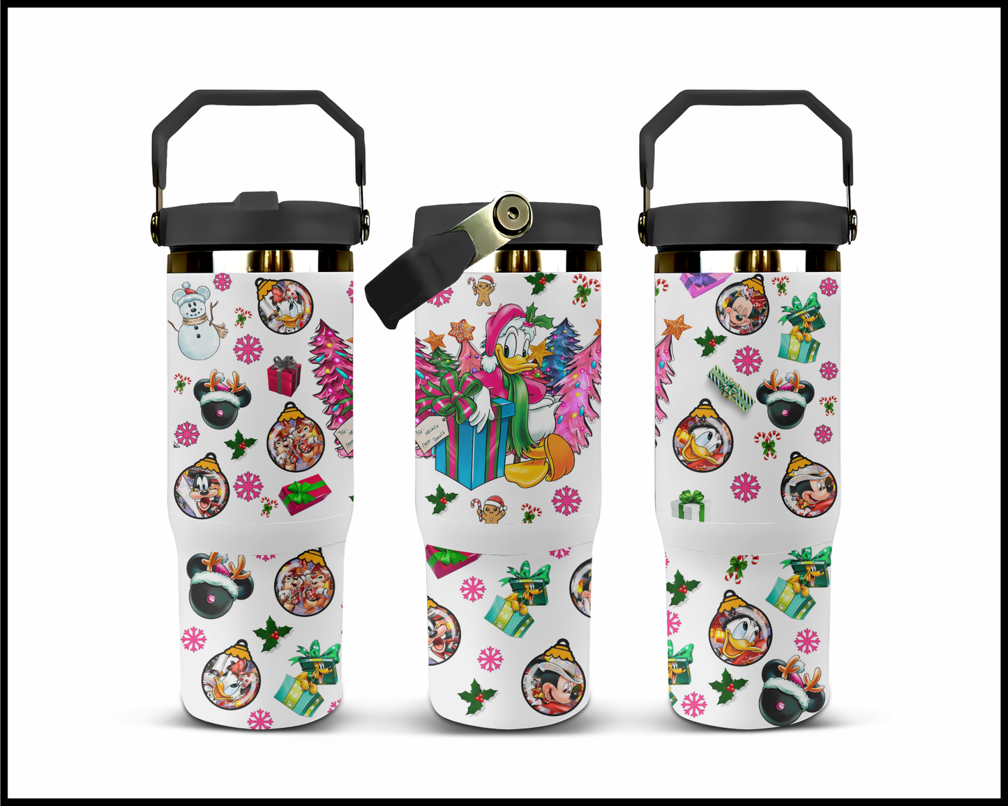 Fantasy Themed Christmas Stainless Steel Tumbler (1479)