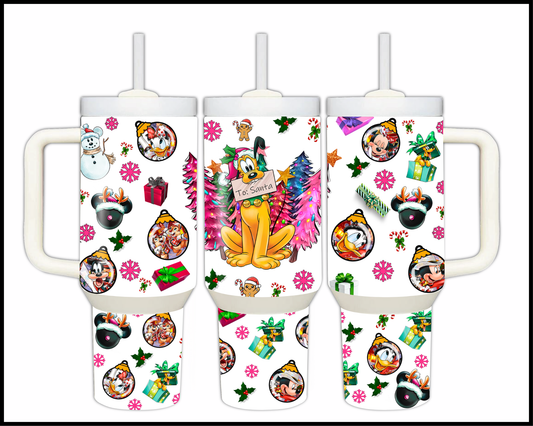 Fantasy Themed Christmas Stainless Steel Tumbler (1482)