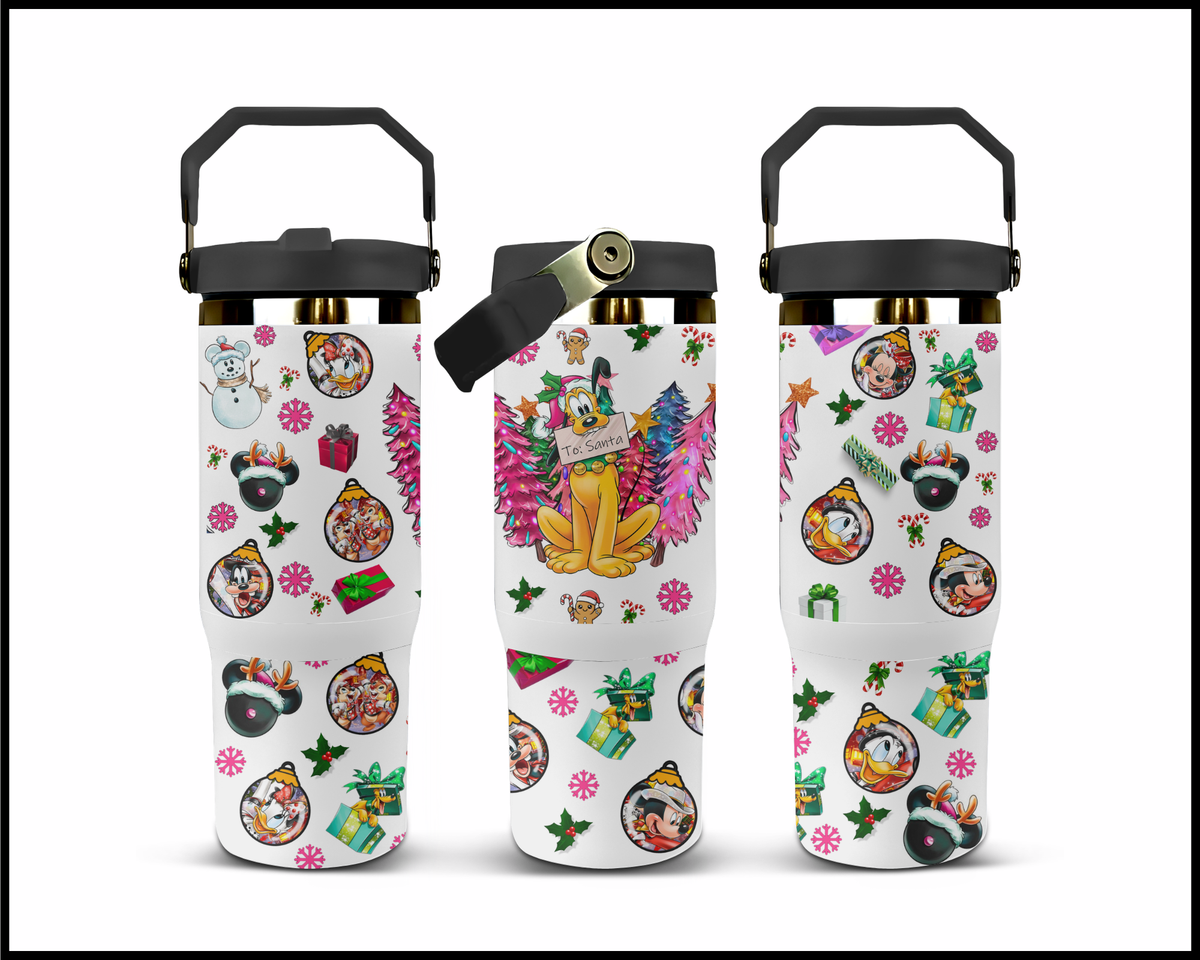 Fantasy Themed Christmas Stainless Steel Tumbler (1482)