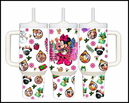 Fantasy Themed Christmas Stainless Steel Tumbler (1485)