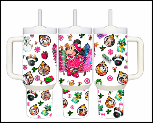 Fantasy Themed Christmas Stainless Steel Tumbler (1486)