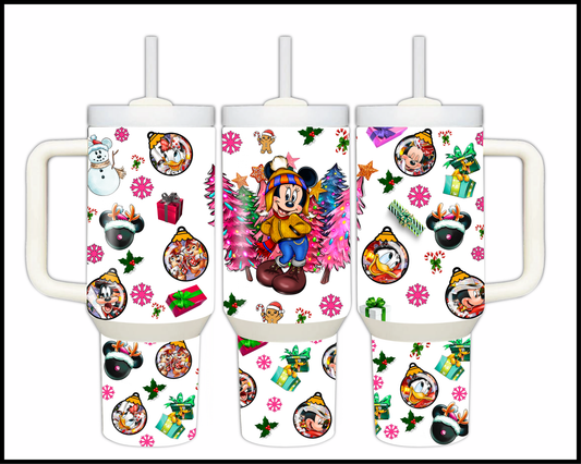 Fantasy Themed Christmas Stainless Steel Tumbler (1487)