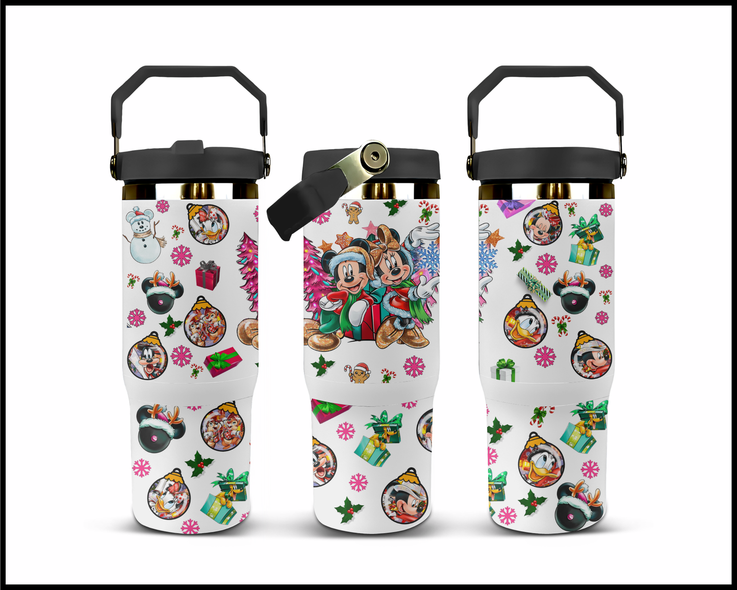 Fantasy Themed Christmas Stainless Steel Tumbler (1489)