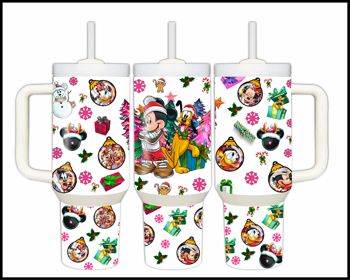 Fantasy Themed Christmas Stainless Steel Tumbler (1490)