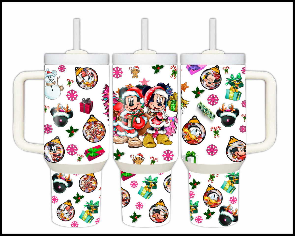 Fantasy Themed Christmas Stainless Steel Tumbler (1491)