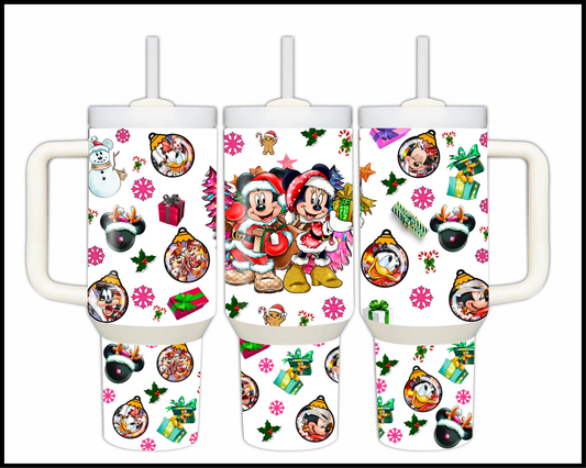 Fantasy Themed Christmas Stainless Steel Tumbler (1491)