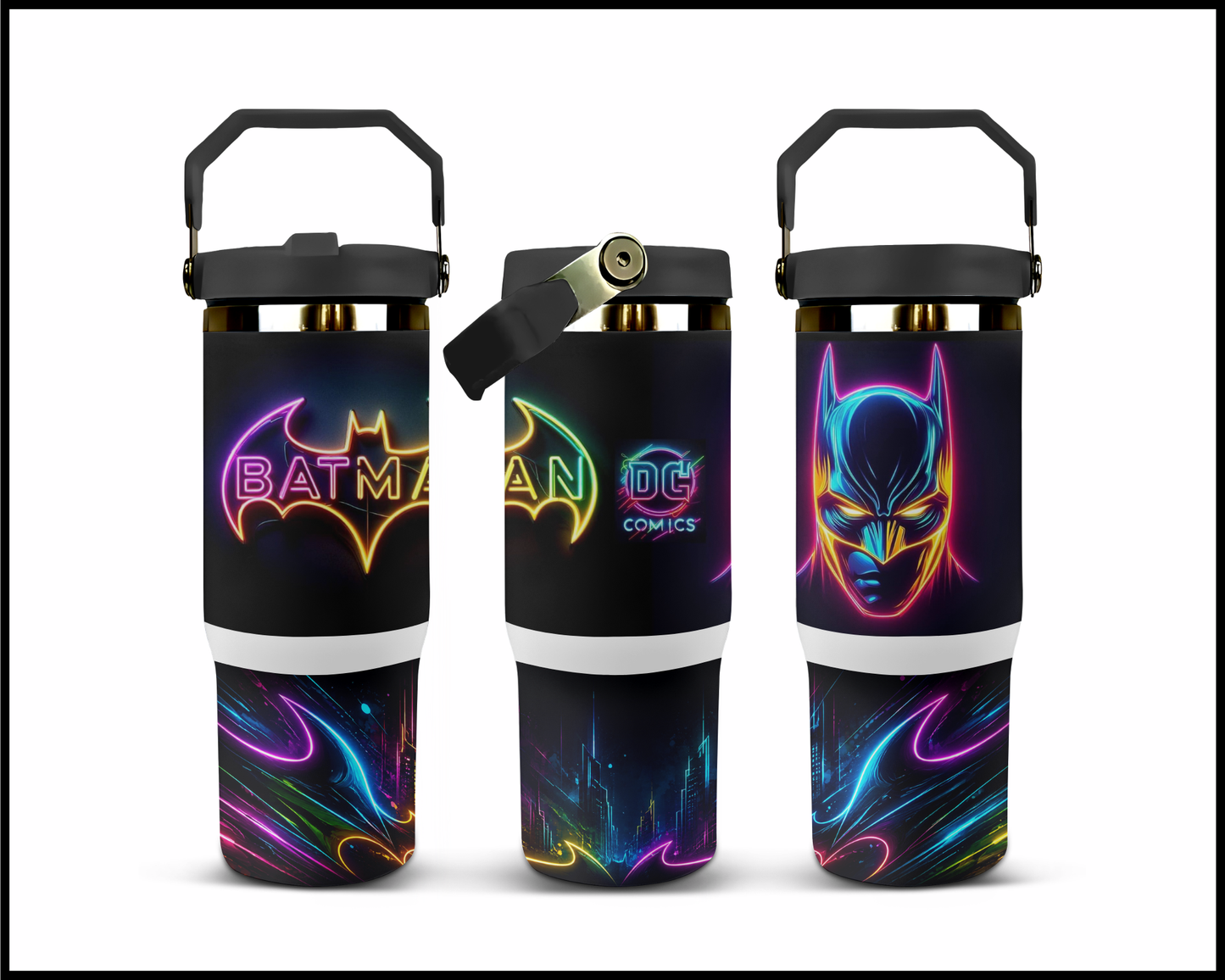 Electric Glow - Midnight Protector Stainless Steel Tumbler (1493)