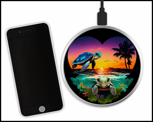 Turtles Sublimated Wireless Phone Charger (314)