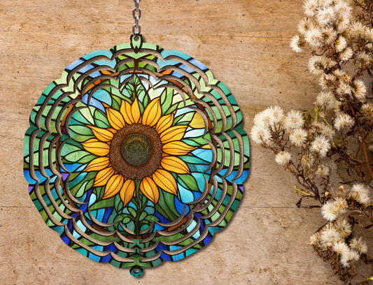 Floral Wind Spinner (265)