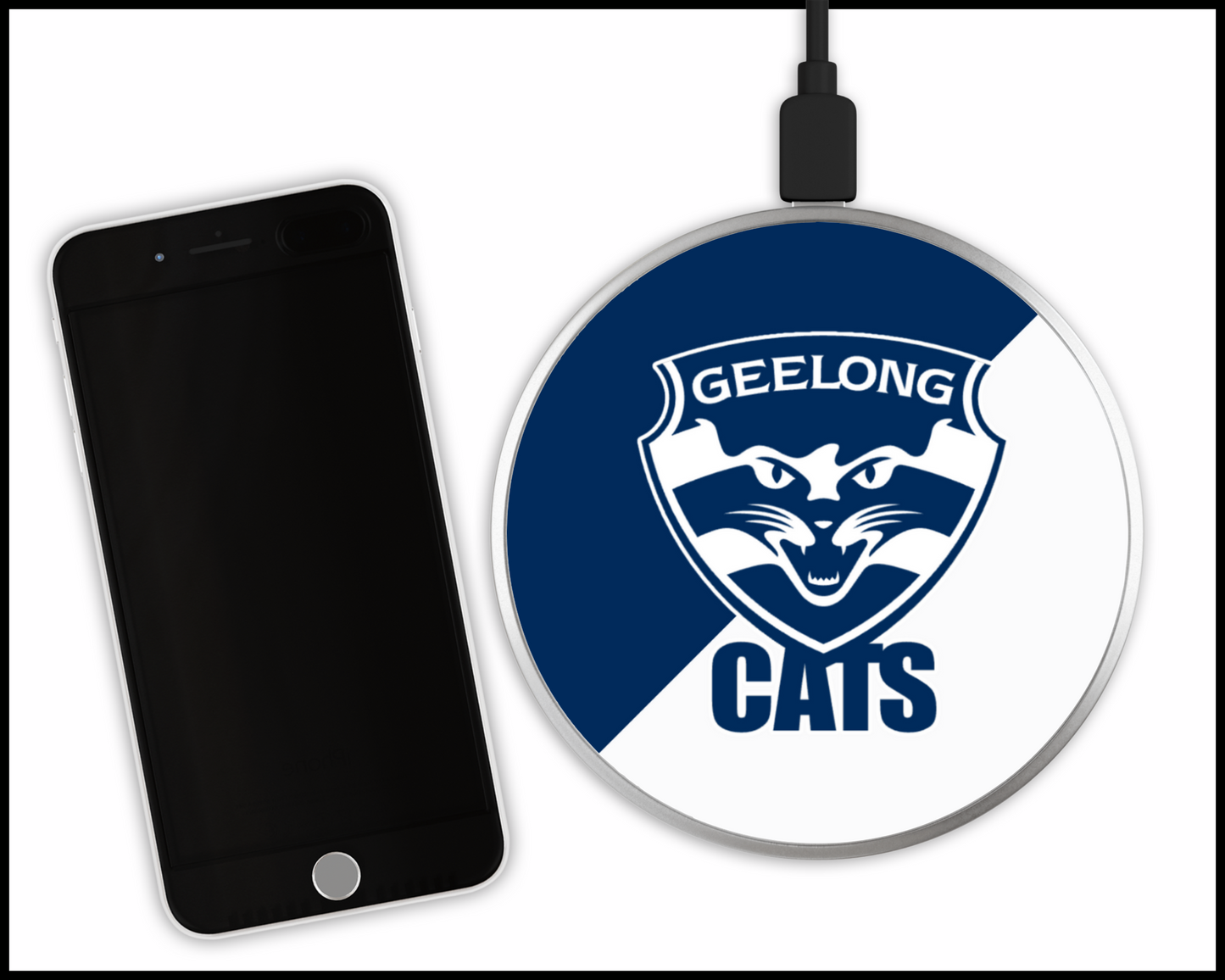 Geelong Cats Wireless Phone Charger (002)