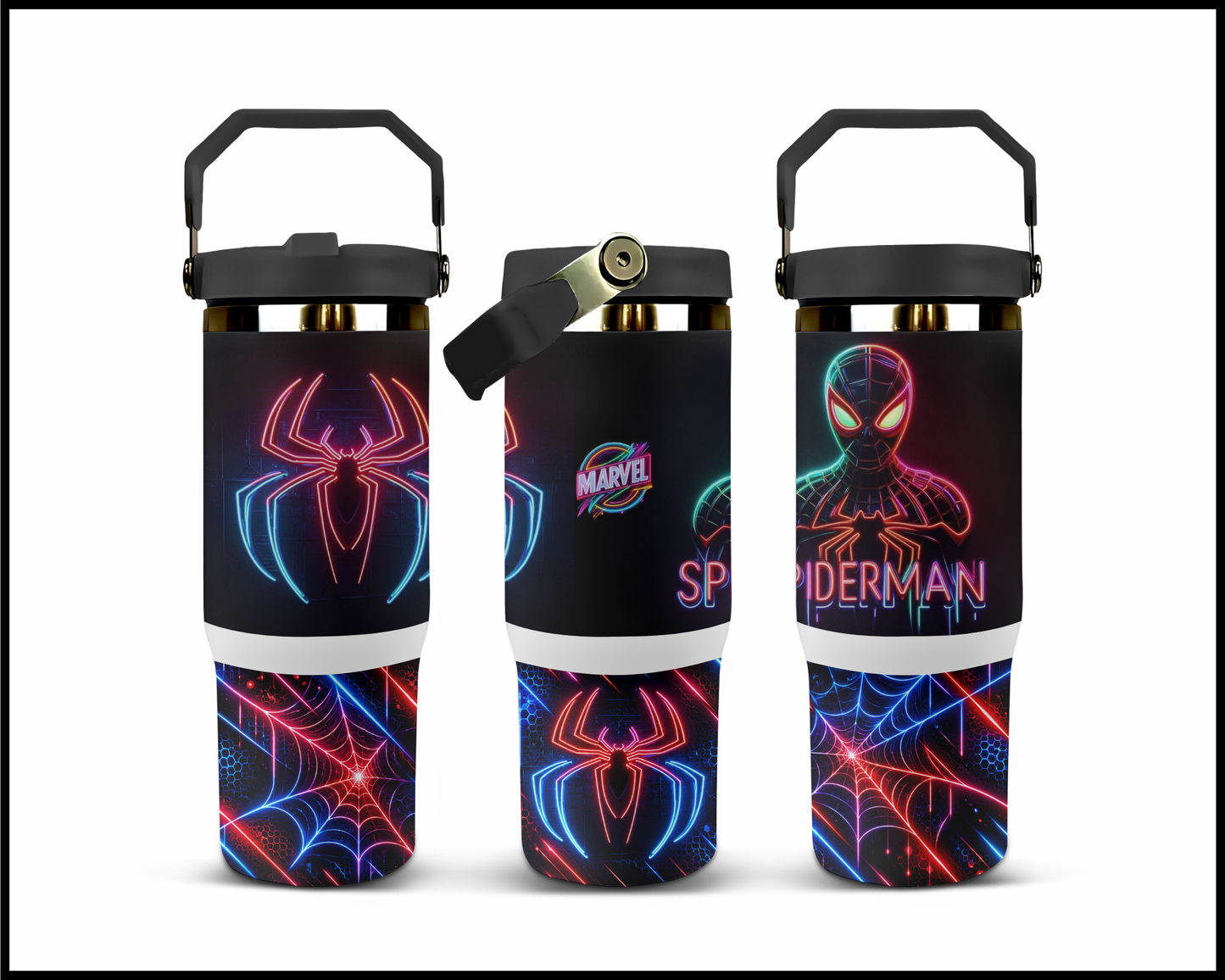 Electric Glow - Web Weaver Stainless Steel Tumbler (1500)