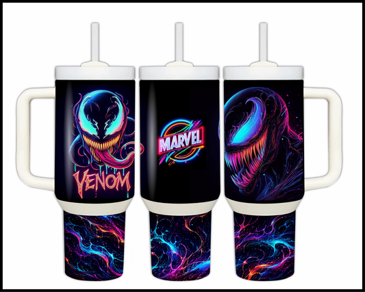 Electric Glow - Toxic Shade Stainless Steel Tumbler (1501)