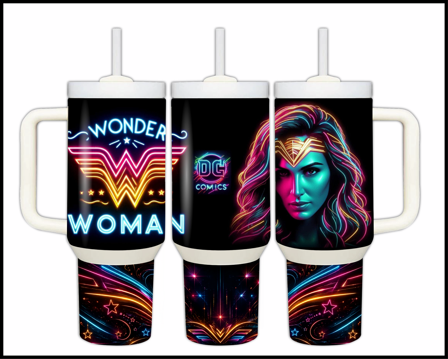 Electric Glow - Lady Amazon Stainless Steel Tumbler (1502)