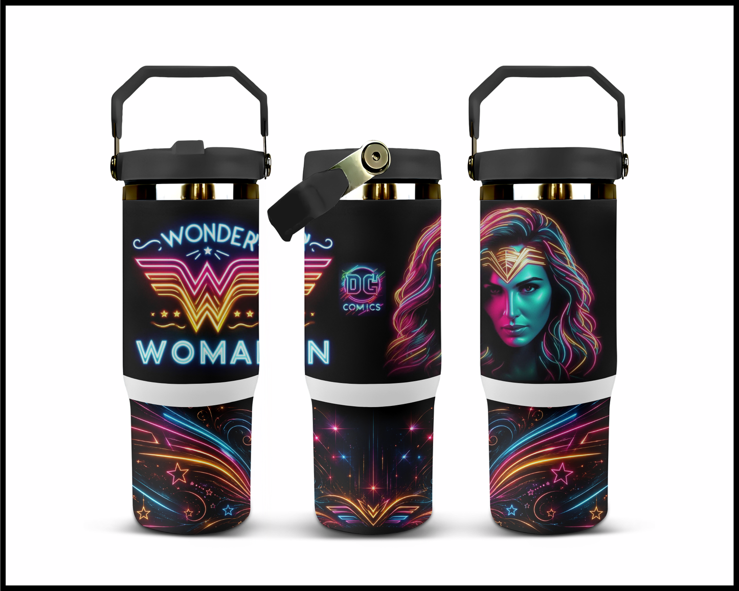 Electric Glow - Lady Amazon Stainless Steel Tumbler (1502)
