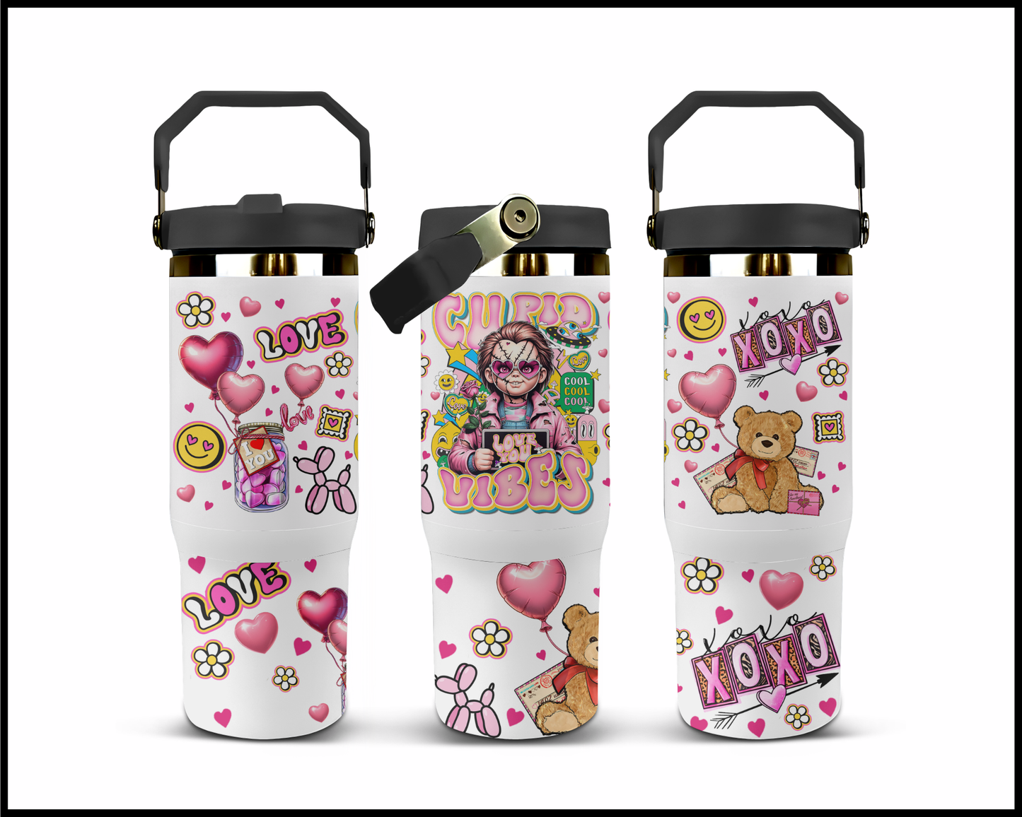 Cupid's Nightmare Stainless Steel Big Guzzler Tumbler (1514)